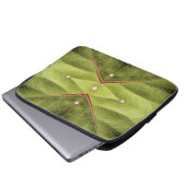 Tufted Olive Tapestry Laptopschutzhülle (Vorne Knopf)