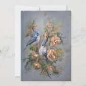 Tufted Titmice Einladung (Vorderseite)