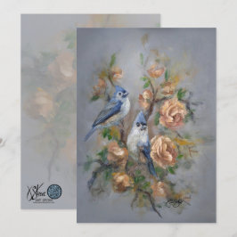 Tufted Titmice Einladung