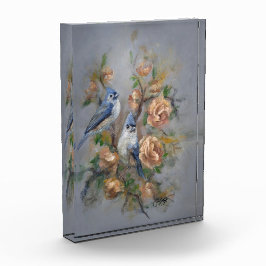 Tufted Titmice Fotoblock