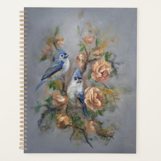 Tufted Titmice Planer (Vorderseite)