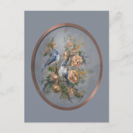 Tufted Titmice Postkarte