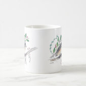 Tufted Titmouse Bird Art Coffee Tasse (Mittel)
