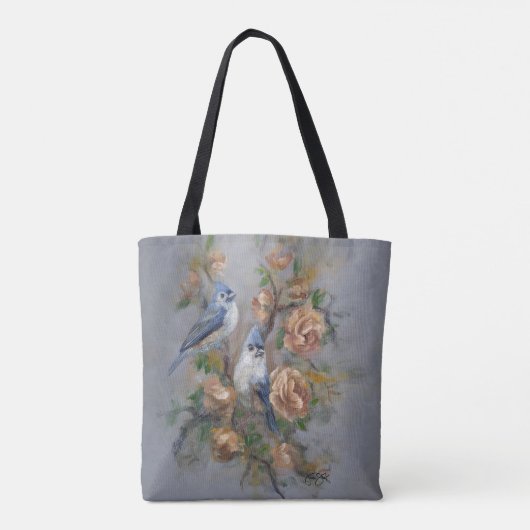 Tufted Titmouse Tasche (Rückseite)