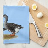 Tufted Toulouse Geese Handtuch (Viertel Falte)