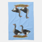 Tufted Toulouse Geese Handtuch (Vertikal)