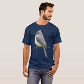 Tufteditmouse Bird witzig T-Shirt (Vorne ganz)