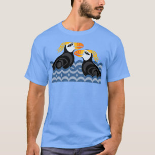 Tuftige Puffins T-Shirt
