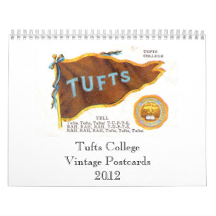 Tufts College Vintage Postkarten 2012 Kalender