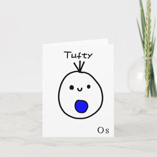 Tufty Card Feiertagskarte (Vorderseite)