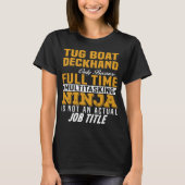 Tug Boat Deckhand T-Shirt (Vorderseite)