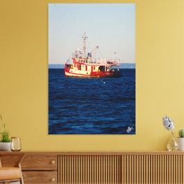 Tug-Boot auf Mutiny Bay #2 Leinwanddruck