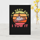 Tug-Boot Karte (Gelbe Blume)