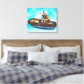 Tug-Boot Leinwanddruck (Insitu (Schlafzimmer))