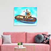 Tug-Boot Leinwanddruck (Insitu (Wohnzimmer))