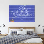 Tug-Boot Leinwanddruck (Insitu (Schlafzimmer))