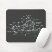 Tug-Boot Mousepad (Mit Mouse)