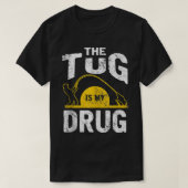 Tug ist mein Drug Funny Fishing Tank Top (Design vorne)
