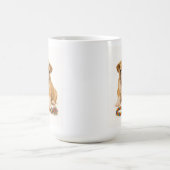 Tug Leben - Bulldog Pup mit Attitude Kaffeetasse (Mittel)