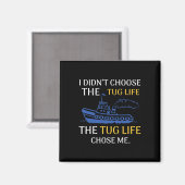 Tug Life Tugboat Funny Bootangebot Magnet (Vorderseite/Rückseite)