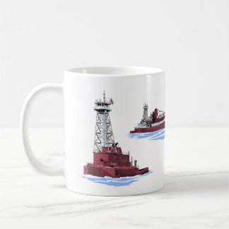 Tug Olive L. Moore und Barge Lewis J. Kuber (K&K) Kaffeetasse