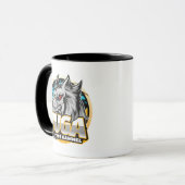 TUGA Wolf Gaming Logo Esports Style Tasse (Vorderseite Links)