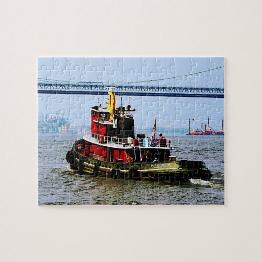 Tugboat bei Penn's Landing Puzzle (Horizontal)