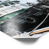 Tugboat in Icy Water von Sturgeon Bay Fotodruck (Ecke)