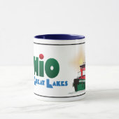 Tugboat Ohio Tasse (Zentrum)