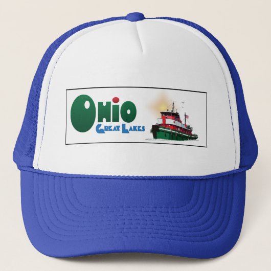 Tugboat Ohio Truckerkappe (Vorderseite)