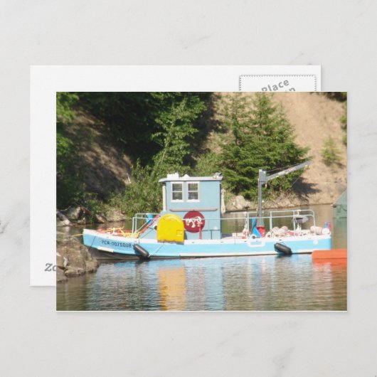 Tugboat Postkarte (Vorne/Hinten)