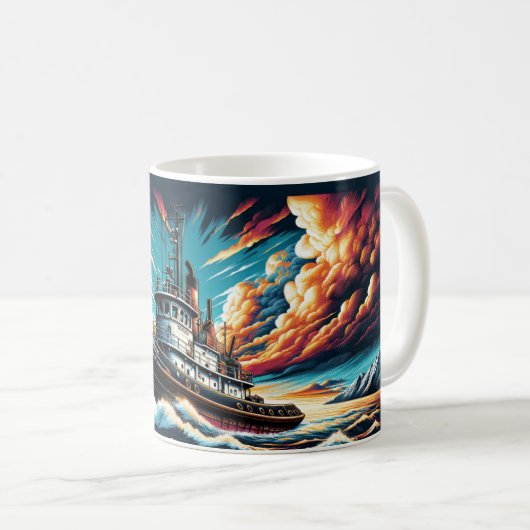 TUGBOAT STYLE KAFFEETASSE (VorderseiteRechts)