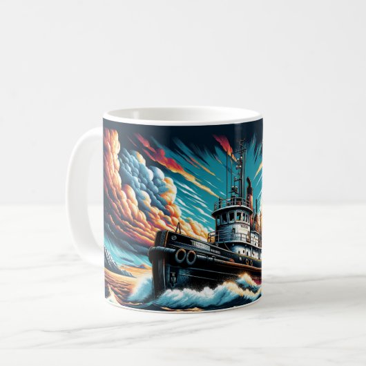 TUGBOAT STYLE KAFFEETASSE (Vorderseite Links)