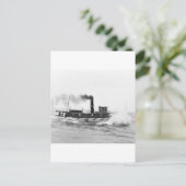 Tugboat William Sprague, Ende des 19. Jahrhunderts Postkarte (Stehend Vorderseite)