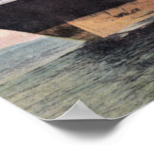 Tugboats Towing a Ship to Sea Poster (Ecke)