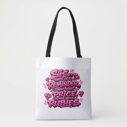 Tugendhafte Frau Tasche (Vorderseite)