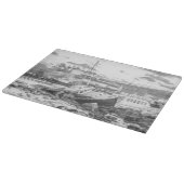 Tuggers letzter Stand (b&w) Schneidebrett (Ecke)