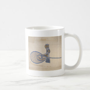 Tughra (offizielle Signatur) von Sultan Süleiman Kaffeetasse