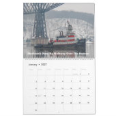 Tugs am Hudson River Mackenzie Rose Calendar Kalender (Jan 2027)