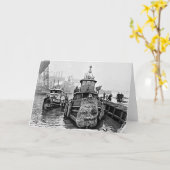 Tugs at Brooklyn Navy Yard Karte (Gelbe Blume)