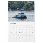 Tugs auf dem Hudson River 2023 Don Jon Marine Kalender (Mär 2027)