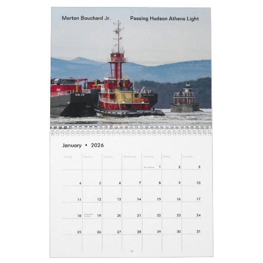 Tugs on the Hudson River 2022 Bouchard Calendar Kalender (Jan 2026)