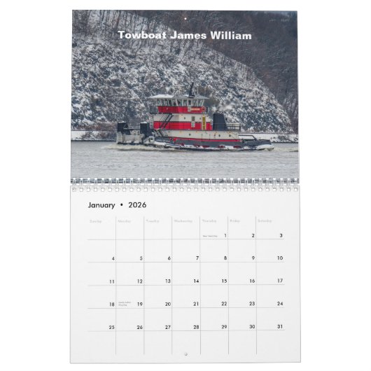 Tugs on the Hudson River 2023 Towboats & ATB's Kalender (Jan 2026)