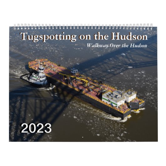 Tugspotting 2023 - Über den Hudson-Kalender laufen Kalender (Titelbild)