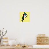 Tui Kereru NZ Bird Poster (Küche)