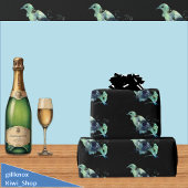 Tui & Kowhai Blume Paua Seashell Inlay Geschenkpapier