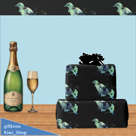 Tui & Kowhai Blume Paua Seashell Inlay Geschenkpapier