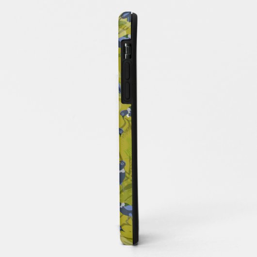 Tui New Zealand Bird Pattern Case-Mate iPhone Hülle (Hinten/Links)