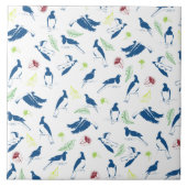 Tui New Zealand Bird Pattern Fliese (Vorderseite)