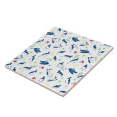 Tui New Zealand Bird Pattern Fliese (Seite)